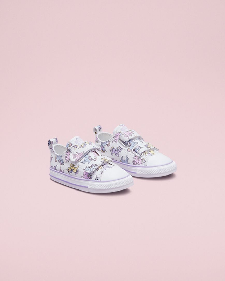 Tenisky Nizke Converse Chuck Taylor All Star Easy-On Unicorns Dievcenske Biele Siva Nachový | SK AO5ZW1